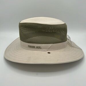 PANAMA JACK WIDE BRIM MESH OUTDOOR FISHING HAT